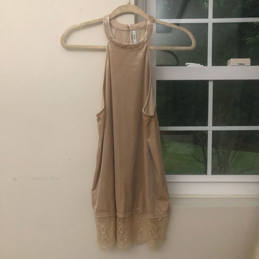 Urban Outfitters Kimchi Blue Lace Satin Tank Top